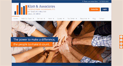 Desktop Screenshot of klatt-assoc.com