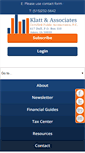 Mobile Screenshot of klatt-assoc.com